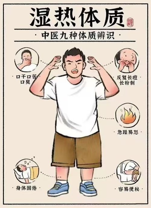 ​湿热质：清热利湿以通腑